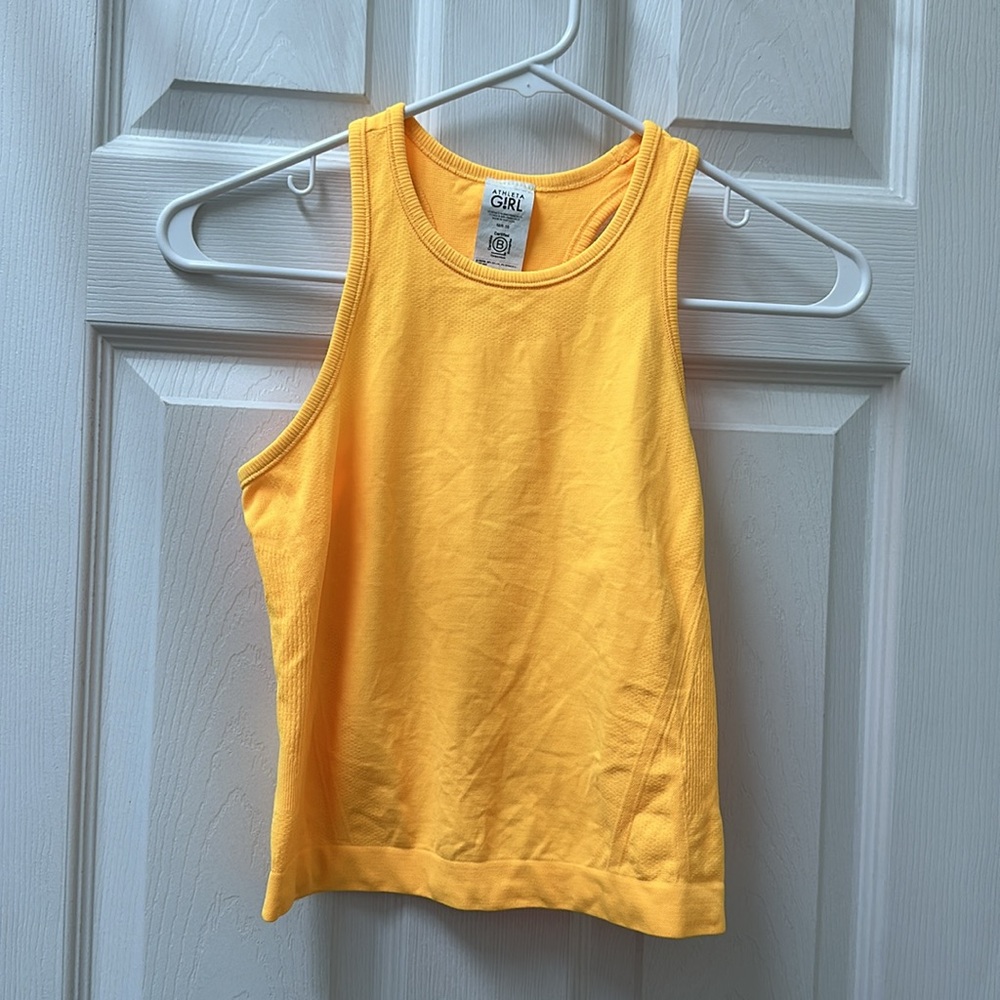 LIKE NEW! Athleta Girl Power Up Seamless Tank - Picture 4 of 12